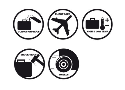 GT LINE VALIGIA TROLLEY PORTAUTENSILI IN POLIETILENE MM453X345X185