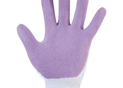 GUANTI MOD. GARDEN/1 PER GIARDINAGGIO IN NYLON COLORE LILLA