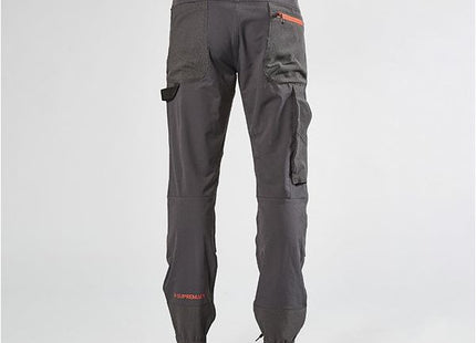 U-POWER PANTALONE IN TESSUTO U-4 HORIZON COLORE ASPHALT GREY