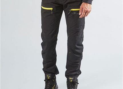 U-POWER PANTALONE IN TESSUTO U-4 HORIZON COLORE BLACK CARBON