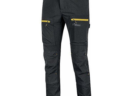 U-POWER PANTALONE IN TESSUTO U-4 HORIZON COLORE BLACK CARBON