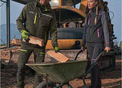 U-POWER PANTALONE IN TESSUTO U-4 HORIZON COLORE DARK GREEN