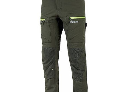 U-POWER PANTALONE IN TESSUTO U-4 HORIZON COLORE DARK GREEN