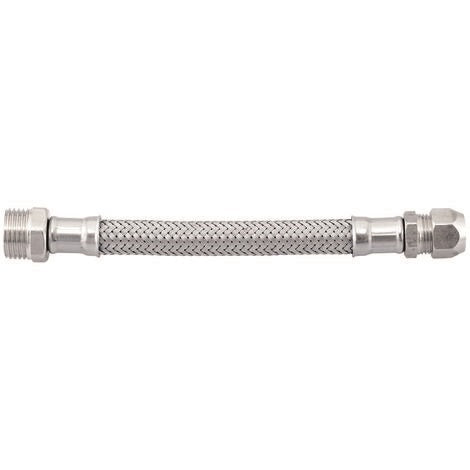 IDRO-BRIC FLESSIBILE PER ACQUA INOX AISI 304 D.MM10X400 10BX1/2"M