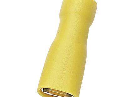 ELEMATIC INNESTI FEMMINA TOTALMENTE ISOLATI MMQ.4-6 GIALLO PZ100