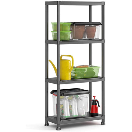 KETER SCAFFALE PLUS SHELF  60/4 4 PIANI CM60X30X135 PORTATA KG80