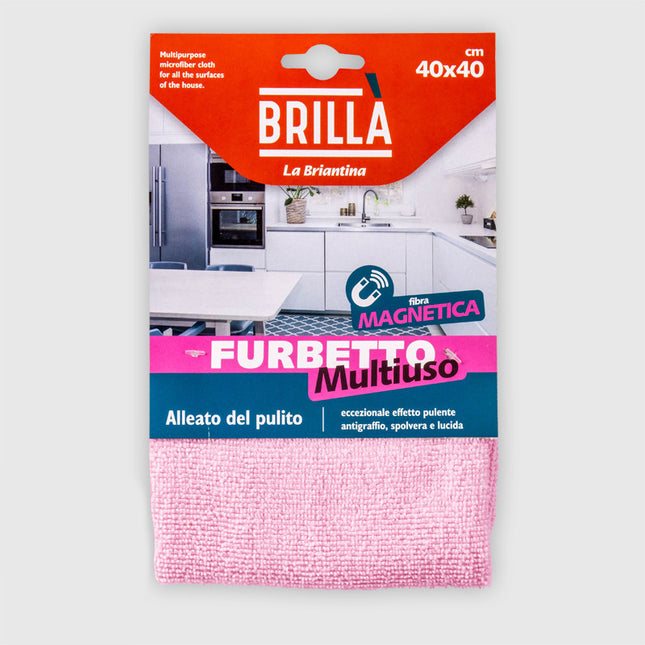 LA BRIANTINA PANNO IN MICROFIBRA FURBETTO MULTIUSO DA CM40X40