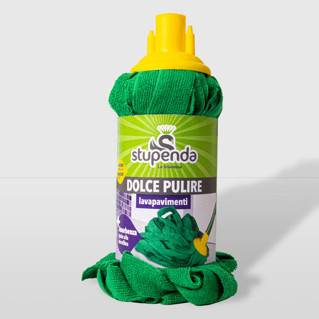 LA BRIANTINA RICAMBIO LAVAPAVIMENTI MOP DOLCEPULIRE MICROFIBRA