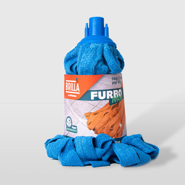 LA BRIANTINA RICAMBIO LAVAPAVIMENTI MOP FURBO CON FRANGE GR.140