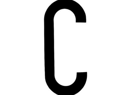 LAMPA CARATTERI ALFABETICI ADESIVI PER TARGHE MM35X80