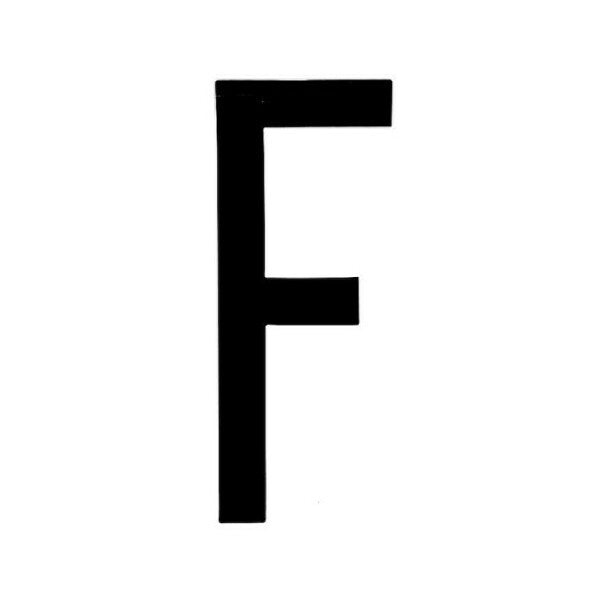 LAMPA CARATTERI ALFABETICI ADESIVI PER TARGHE MM35X80 LETTERA F