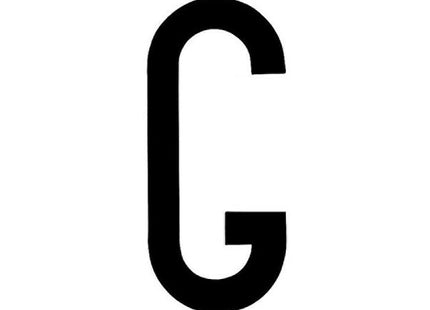 LAMPA CARATTERI ALFABETICI ADESIVI PER TARGHE MM35X80