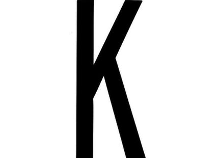 LAMPA CARATTERI ALFABETICI ADESIVI PER TARGHE MM35X80