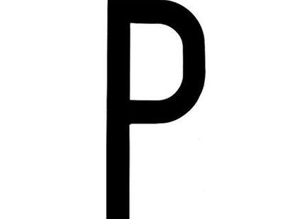 LAMPA CARATTERI ALFABETICI ADESIVI PER TARGHE MM35X80