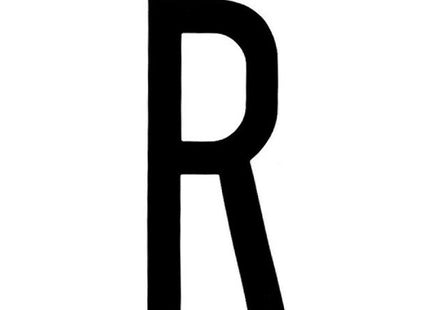 LAMPA CARATTERI ALFABETICI ADESIVI PER TARGHE MM35X80