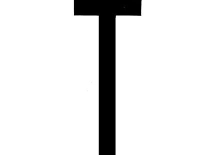 LAMPA CARATTERI ALFABETICI ADESIVI PER TARGHE MM35X80