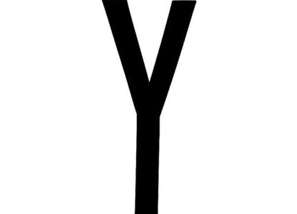 LAMPA CARATTERI ALFABETICI ADESIVI PER TARGHE MM35X80