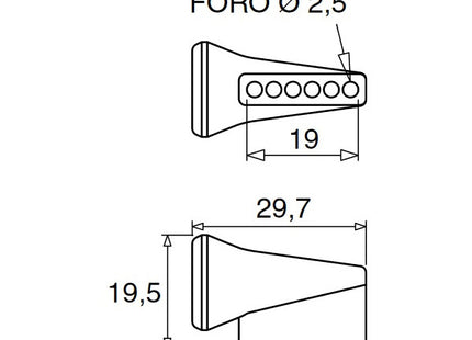 LOC-LINE ATTACCO 1/4" KIT GETTI A 90° CONF.PZ4