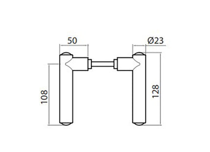 GHIDINI MANIGLIA PER PORTA MINNY Q8 IN NYLON