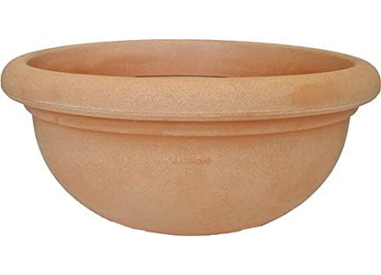 MARCHIORO VASO CIOTOLA TONDO PUEBLA  50 COLORE TERRACOTTA D.CM 50