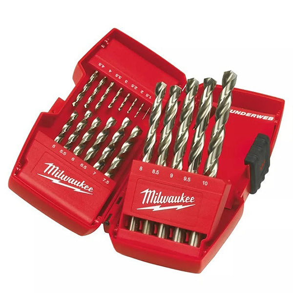 MILWAUKEE SERIE PUNTE IN HSS-G THUNDERWEB CASSETTA DA PZ19 D.MM1-10