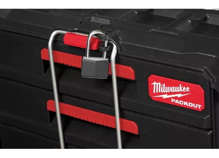 MILWAUKEE PACKOUT CASSETTIERA PORTAUTENSILI A 3 CASSETTI