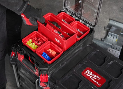 MILWAUKEE PACKOUT CESTINO COMPATTO MM100X100 CONFEZIONE DA PZ.2