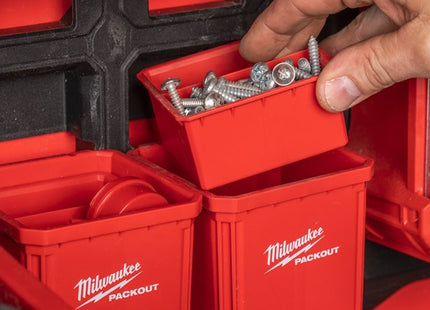 MILWAUKEE PACKOUT CESTINO COMPATTO MM100X100 CONFEZIONE DA PZ.2