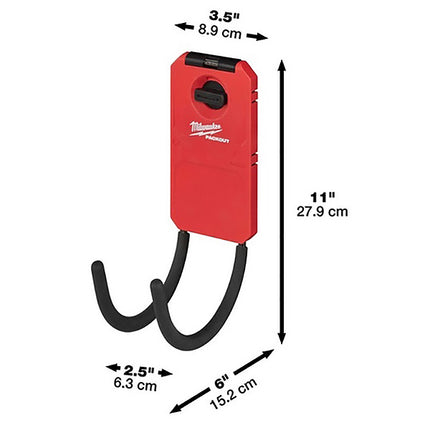 MILWAUKEE PACKOUT GANCIO CURVO PORTATA KG11 MM279X89X152
