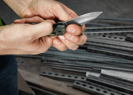 MILWAUKEE COLTELLO A SERRAMANICO SPORT MIMETICO LAMA LISCIA DA MM75