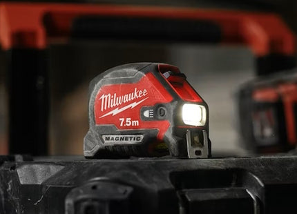 MILWAUKEE FLESSOMETRO MAGNETICO SERIE LED PRO MT 7,5 NASTRO DA MM30