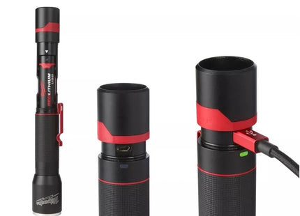 MILWAUKEE TORCIA LED COMPATTA RICARICABILE USB 700L MOD. L4 MLED-201*