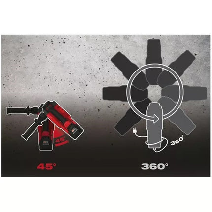 MILWAUKEE MARTELLO DEMO/PERFORATORE SDS-MAX A BATTERIA HB M18 FHM-121C