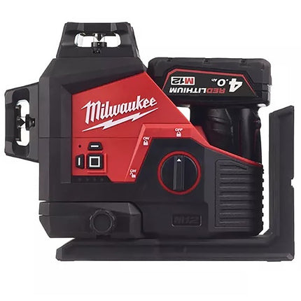 MILWAUKEE LASER VERDE A 3 LINEE 360° M12 3PL-401C(V1/24)
