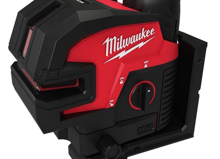 MILWAUKEE LASER VERDE A 2 LINEE CON 4 PUNTI PIOMBO M12 CLL4P-301C(V1/23)
