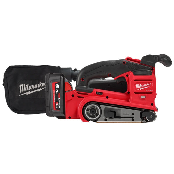 MILWAUKEE LEVIGATRICE A NASTRO A BATTERIA M18 FBTS75-552X