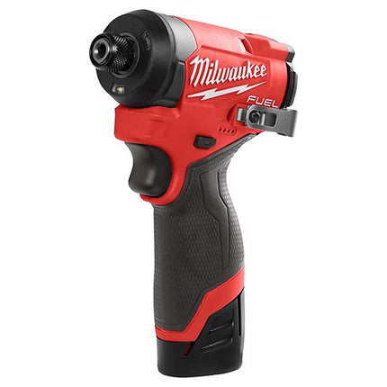 MILWAUKEE AVVITATORE IMPULSI DA 1/4" HEX A BATTERIA M12 FID2-202X(V1/23)