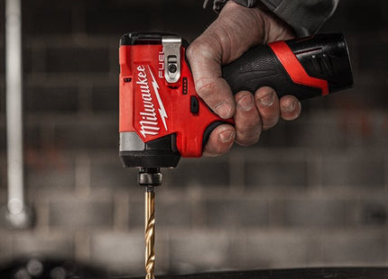 MILWAUKEE AVVITATORE IMPULSI DA 1/4" HEX A BATTERIA M12 FID2-202X(V1/23)