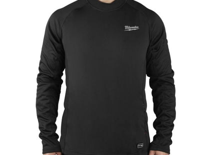 MILWAUKEE MAGLIA TERMICA A MANICHE LUNGHE L4 HBLB-301 COLORE NERO