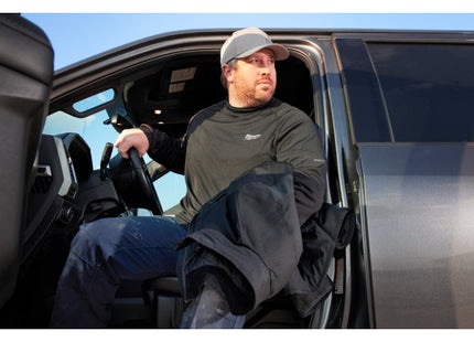 MILWAUKEE MAGLIA TERMICA A MANICHE LUNGHE L4 HBLB-301 COLORE NERO