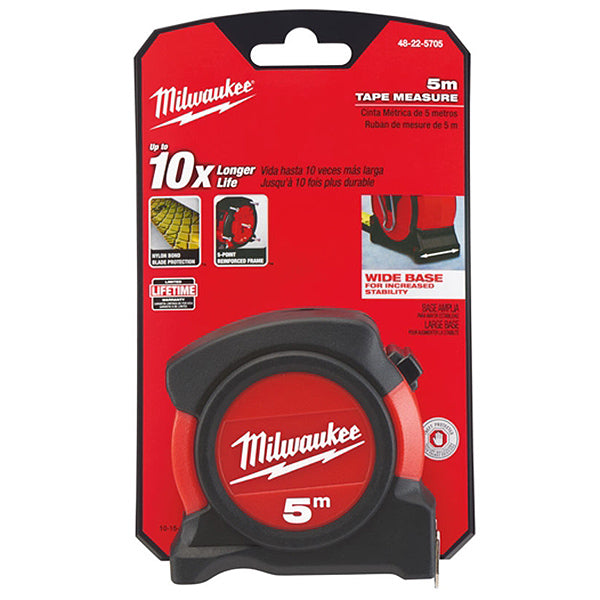 MILWAUKEE FLESSOMETRO SERIE CONTRACTOR MT 5 NASTRO DA MM27*