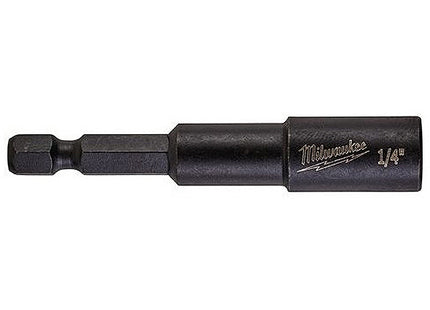 MILWAUKEE BUSSOLA MAGNETICA PORTAINSERTI BITS 1/4"M X 1/4F X 65 MM*