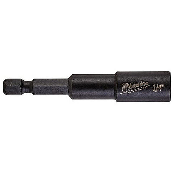 MILWAUKEE BUSSOLA MAGNETICA PORTAINSERTI BITS 1/4"M X 1/4F X 65 MM*