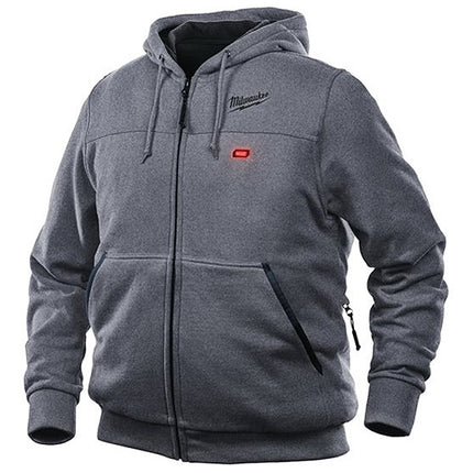 MILWAUKEE FELPA TERMICA CON CAPPUCCIO M12 HH GREY 3-0 TG. XL*