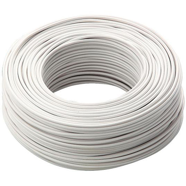 CAVO ELETTRICO IN MATASSA FS17 1X1,5 BIANCO DA MT100
