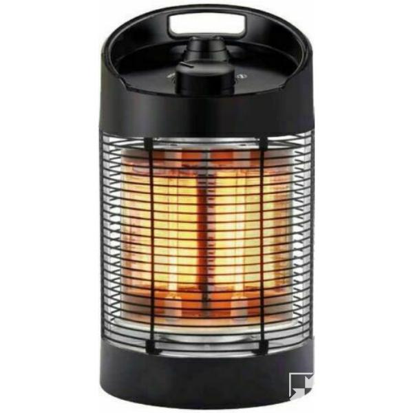 CFG STUFA IN FIBRA DI CARBONIO 360° 700W COLORE NERO