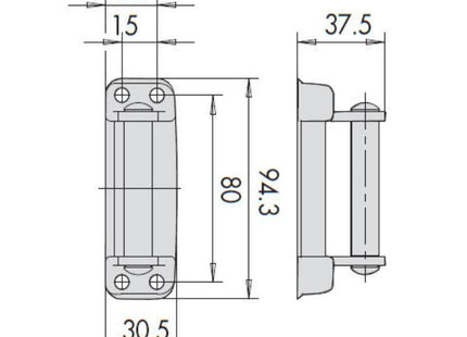 CISA BOCCHETTA DI RICAMBIO SENZA ALETTA