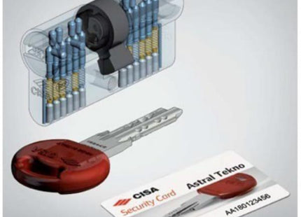 CISA MEZZO CILINDRO ASTRAL TEKNO PRO CON CAMMA REGOLABILE MM30/10*