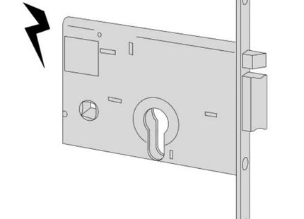 CISA ELETTROSERRATURA DA INFILARE PER FASCE H.MM82