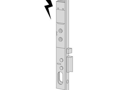 CISA ELETTROSERRATURA DA INFILARE PER MONTANTI FRONTALE MM.20